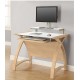 Curve Home Office Desk - Walnut, Oak or Grey Oak